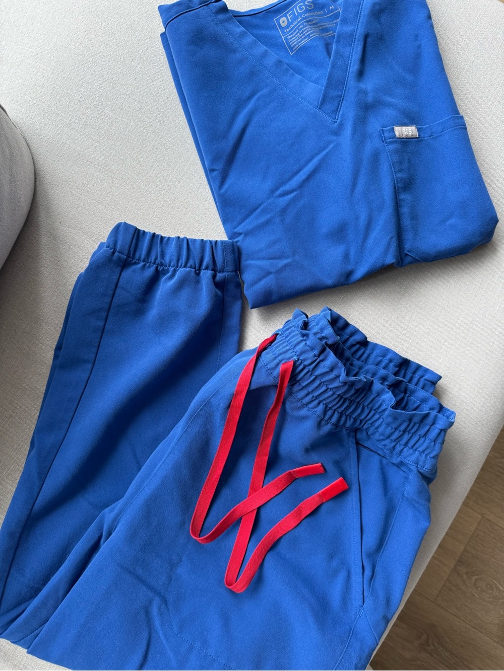 Figs Winning Blue Scrub Set Medium & Large Tall